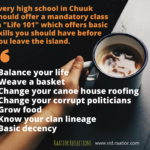 Chuuk Life 101: Strength-based Chuukese Education